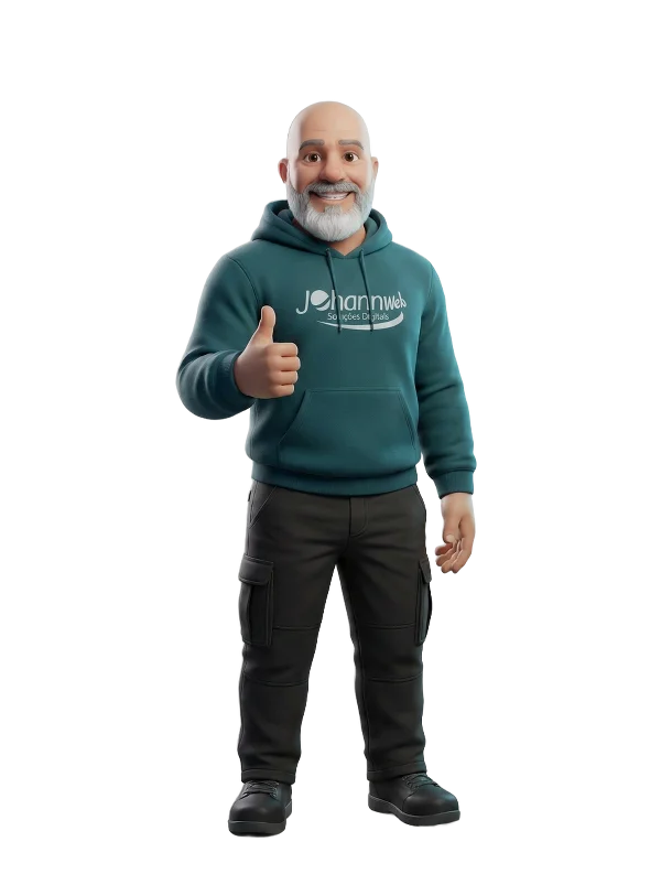 Avatar da JohannWeb fazendo joinha aprovando os pacotes com preço fechado